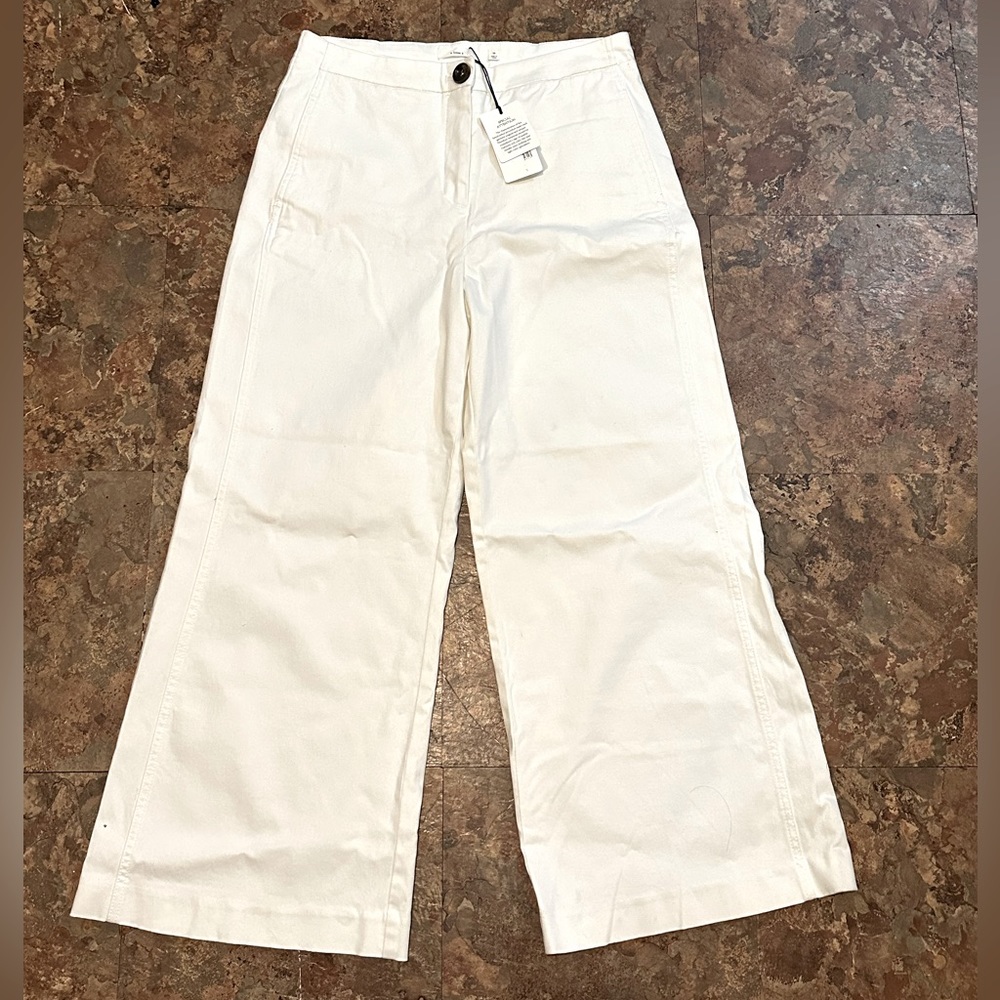 A loves A Women’s Off White Wide Leg Denim Jeans Size 29 NWT